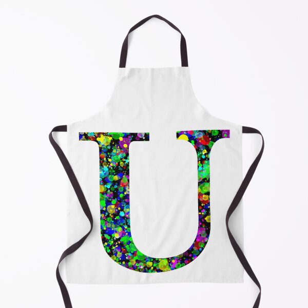 Item preview, Letter U Paint Splatter designed and sold by Handstand365.