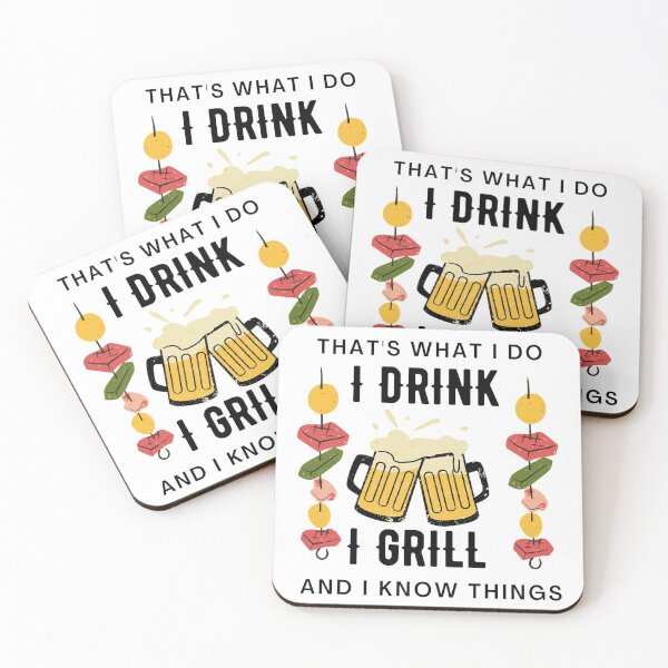 Item preview, I drink, i grill designed and sold by Beeroclock.