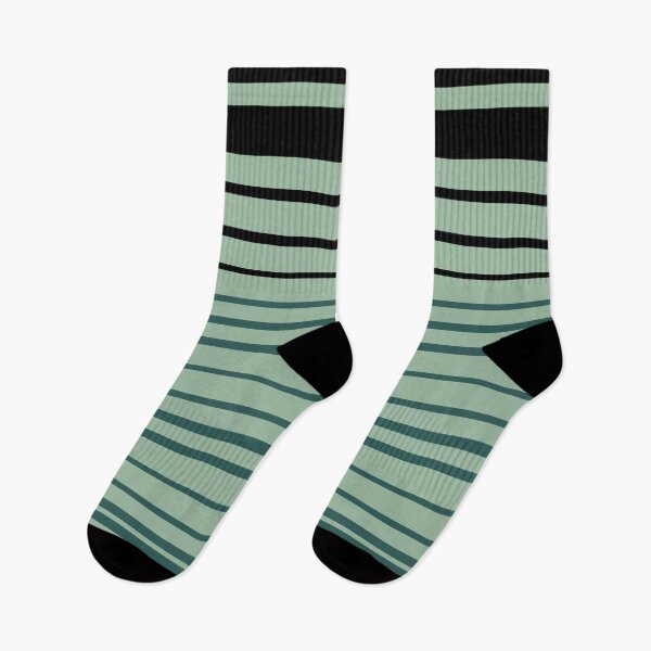 Artikelvorschau, Mintgrün Mintschwarz Gestreifte Kunst Wohnkultur entworfen und verkauft von BelettePatterns.