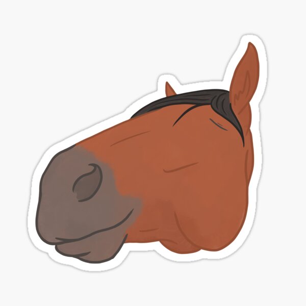 Aperçu de l'œuvre Tête de cheval Smiley créée et vendue par HorseFly Ranch.