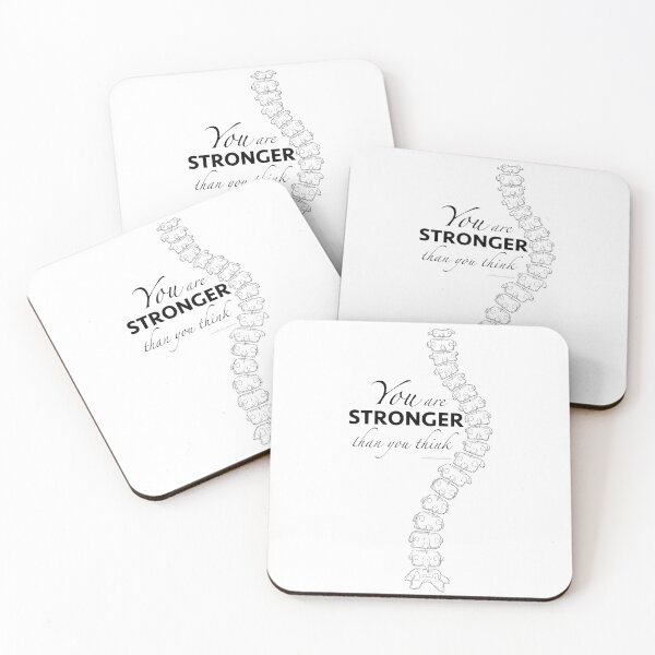 Item preview, Scoliosis Quote - Strength designed and sold by FusionStudio.