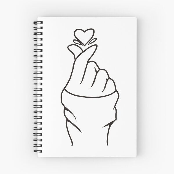 Artikelvorschau, Hand Finger Herz lieben Kunst entworfen und verkauft von TEEXART.