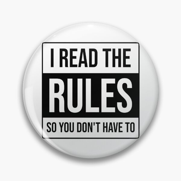 Item preview, I read the rules so you don't have to, funny gift designed and sold by Shop signer.