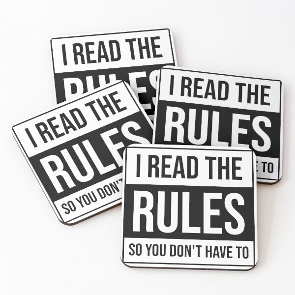 Item preview, I read the rules so you don't have to, funny gift designed and sold by Shop signer.