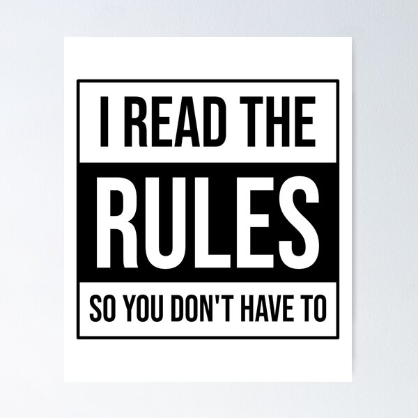 Video Game Rules Poster Print - Item # VARTIARP13405 - Posterazzi