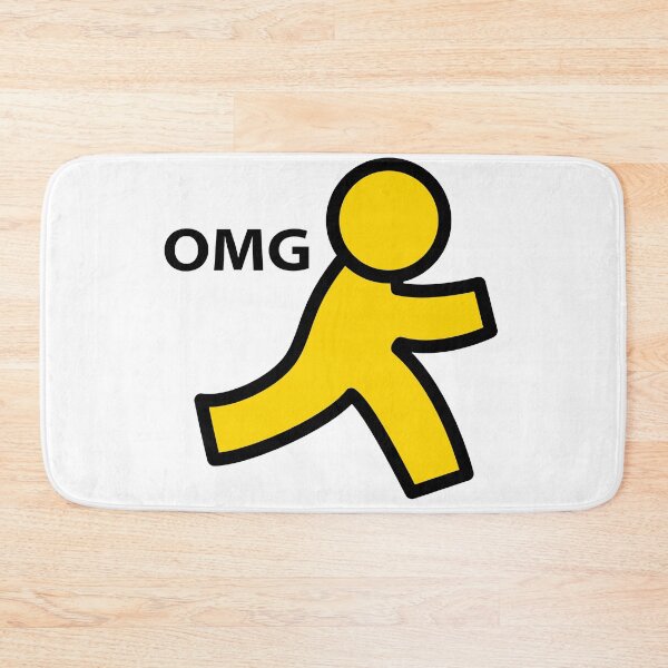 Item preview, Aol Instant Messenger guy "OMG" designed and sold by ExcuseMeSticker.