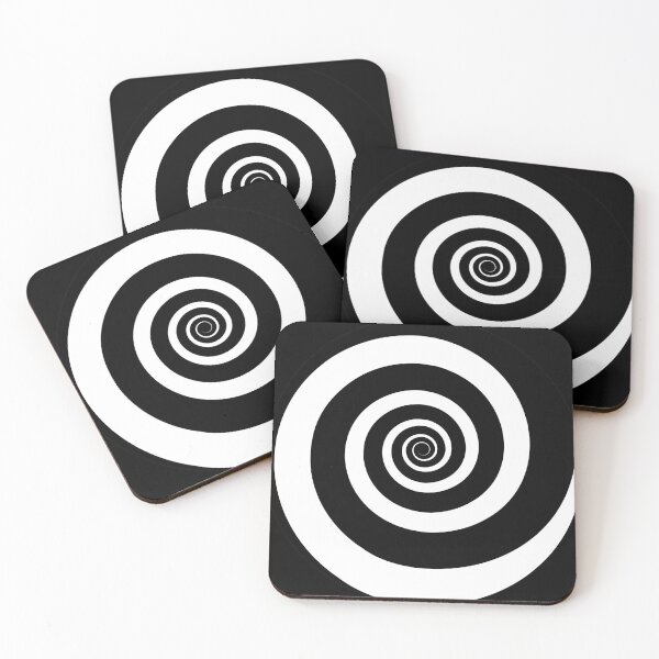 Artikelvorschau, Hypnotischer Kreis schwarz entworfen und verkauft von SofyDigitalArt.