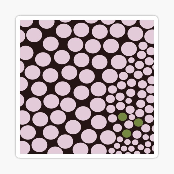 Abstract Homedecor circle 3 colors pattern Pegatina
