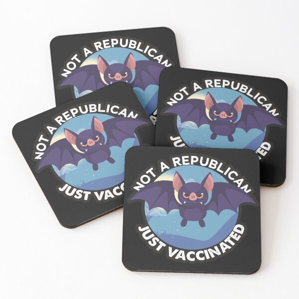 Item preview, not a republican just vaccinated  funny  designed and sold by Powerredge.