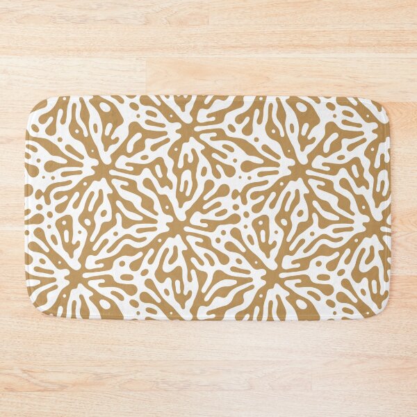 Item preview, Organic Matter, Abstract Pattern in Mustard designed and sold by meggydesigns.