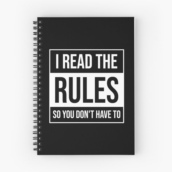 Item preview, I read the rules so you don't have to, funny gift designed and sold by Shop signer.