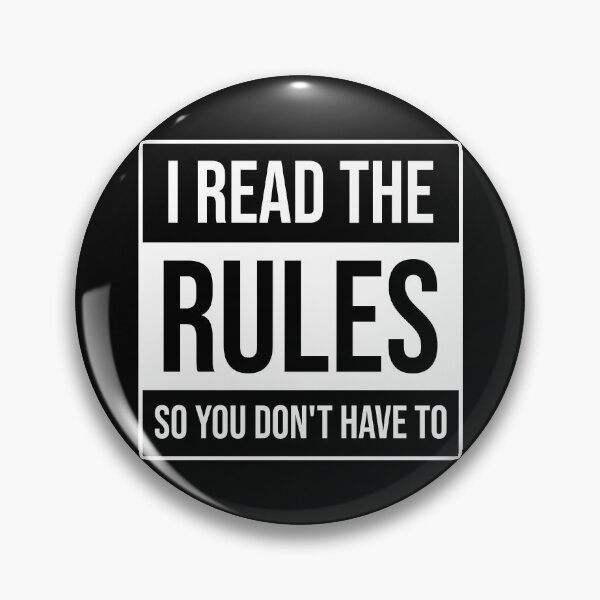Item preview, I read the rules so you don't have to, funny gift designed and sold by Shop signer.