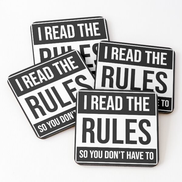 Item preview, I read the rules so you don't have to, funny gift designed and sold by Shop signer.