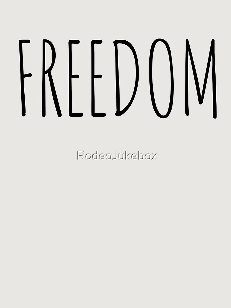 Thumbnail 6 of 6, Premium Oversized Sweatshirt, FREEDOM designed and sold by RodeoJukebox.