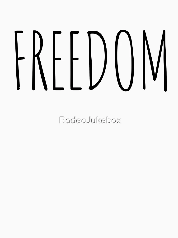 Thumbnail 6 of 6, Pullover Hoodie, FREEDOM designed and sold by RodeoJukebox.