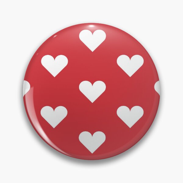 Item preview, Medium WHITE and RED LOVE HEARTS designed and sold by RachelMacht.