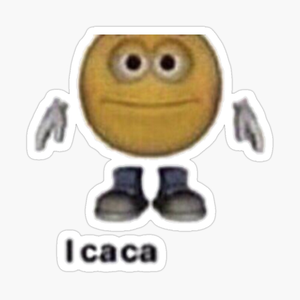 I caca Sticker for Sale by WhatWasSeen | Redbubble