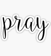 Pray Sticker