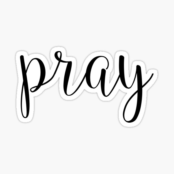 Pray Sticker