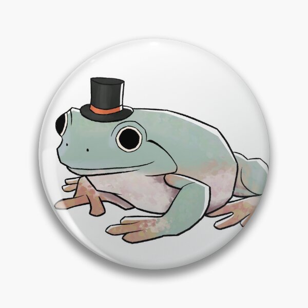Item preview, Frog wearing a top hat designed and sold by Ellendotcom.