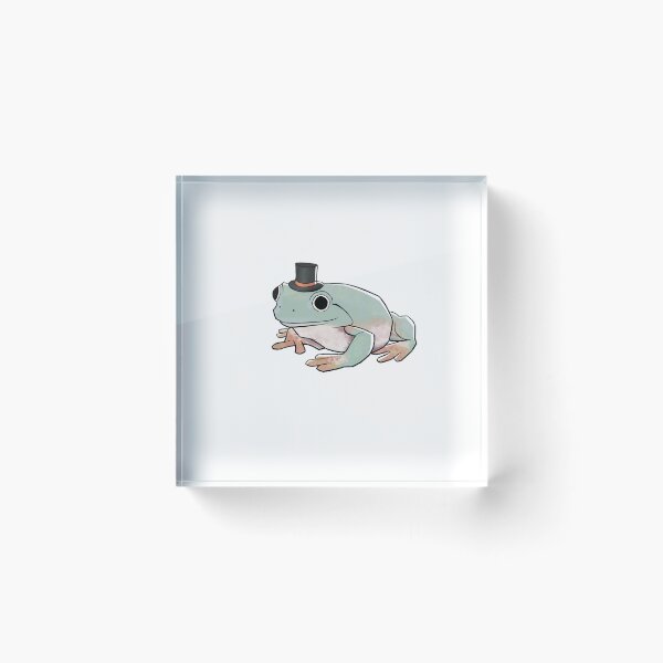 Item preview, Frog wearing a top hat designed and sold by Ellendotcom.
