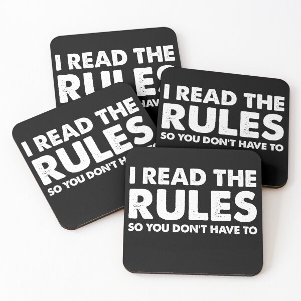 Item preview, I read the rules so you don't have to, funny gift designed and sold by Shop signer.