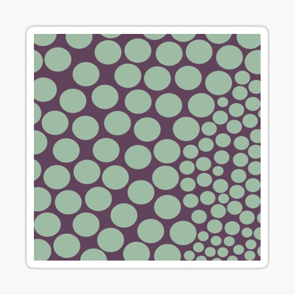 Abstract Homedecor turquoise and purple circles Pegatina