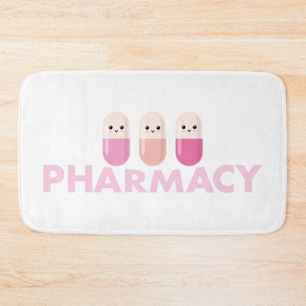 Item preview, Pink Pharmacy with 3 pharma-cute-icals designed and sold by Eenig.