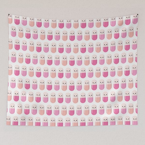 Item preview, Pink Pharmacy with 3 pharma-cute-icals designed and sold by Eenig.