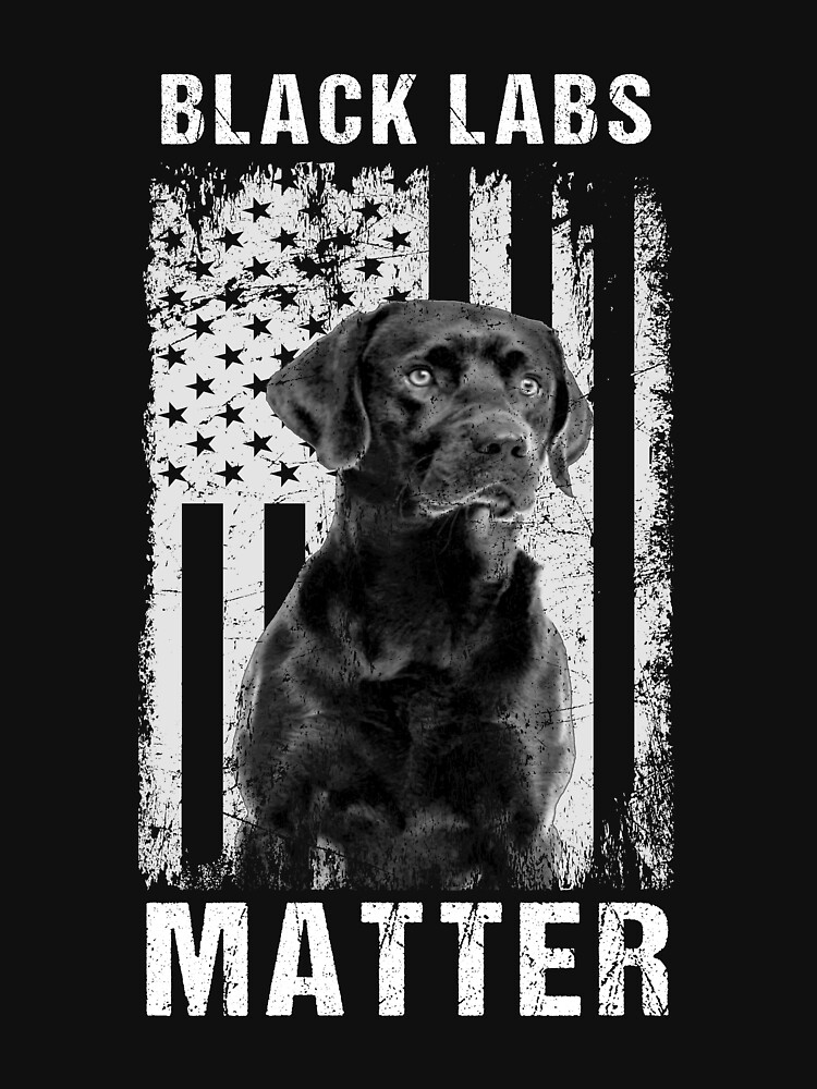 black labs matter t shirt
