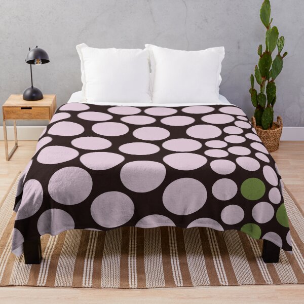 Artikelvorschau, Abstrakter Homedecor Kreis 3 Farben Muster entworfen und verkauft von BelettePatterns.
