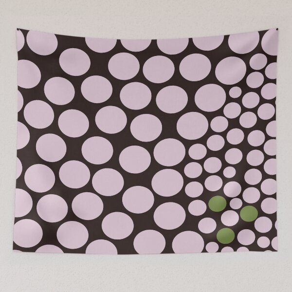 Item preview, Abstract Homedecor circle 3 colors pattern designed and sold by BelettePatterns.