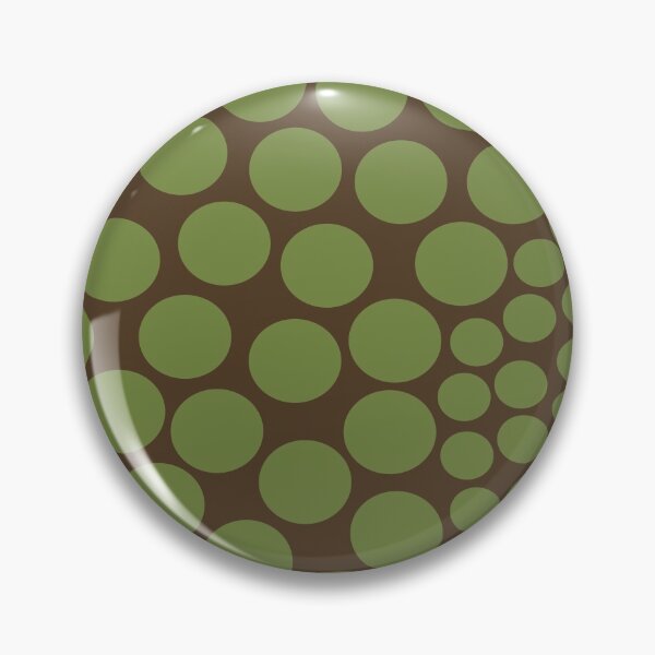 Artikelvorschau, Abstraktes Homedecor Kreis grünes und braunes Muster entworfen und verkauft von BelettePatterns.