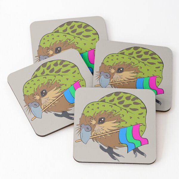 Item preview, Poly Pride kakapo  designed and sold by Oni4219.