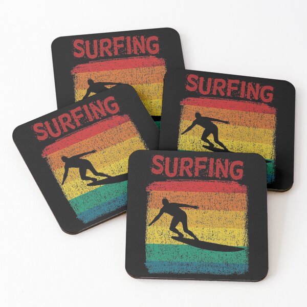 Item preview, Surfing retro distressed look | surfer surfboarding designed and sold by Violet Treasures.
