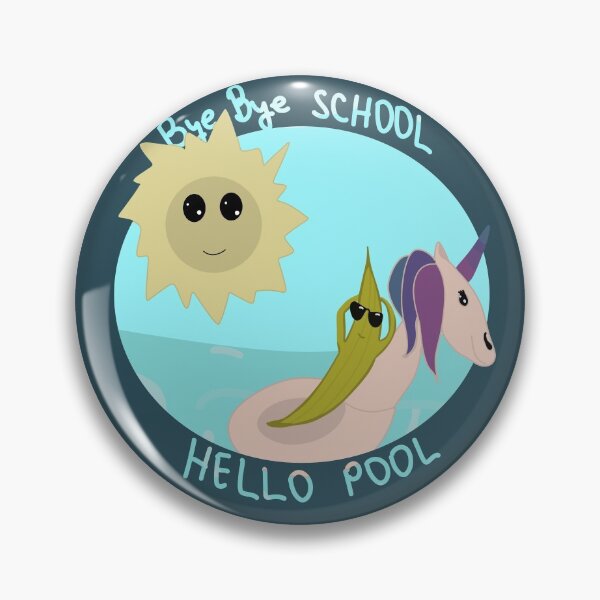 Item preview, Bye bye school hello pool designed and sold by Antiope33.
