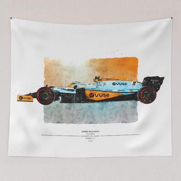 Item preview, Danny Ric F1 2021 Monaco Car Art designed and sold by d25bev.