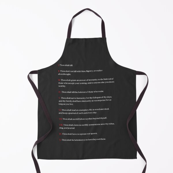 Item preview, Ten Commandments of a Scythe from Arc of a Scythe by Neal Shusterman designed and sold by AnnieBolton.