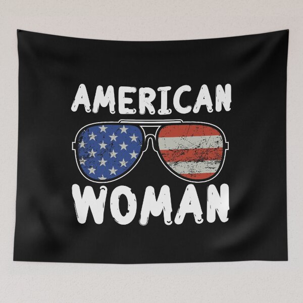 Item preview, American Woman Happy Fourth of July designed and sold by LaceRenee.