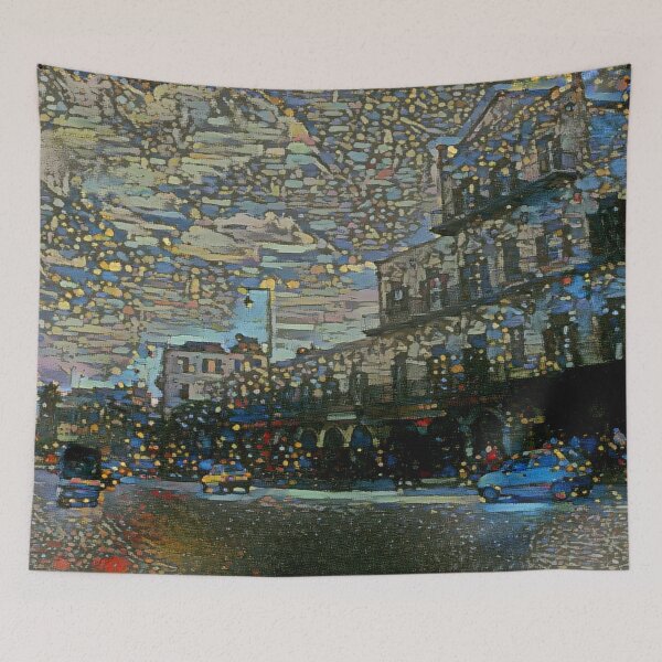 Item preview, Una fachada de Aleppian con calle - Kandinsky designed and sold by Homsalgia.