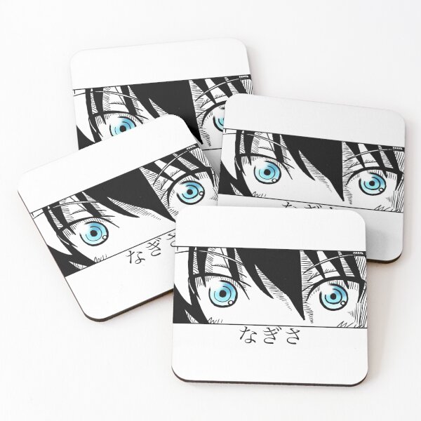 Item preview, Anime Assasination Classroom Nagisa eyes blue with Japanese writing designed and sold by xenuschka.