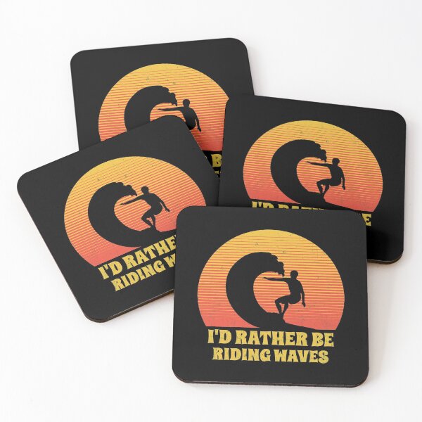 Item preview, i'd rather be riding waves, surf lover gift designed and sold by Te-designer.