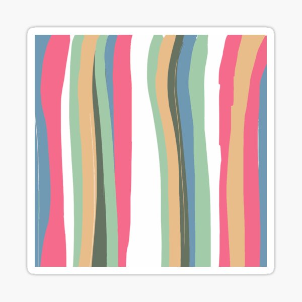 Color lines waterfall 2 Homedecor Pegatina