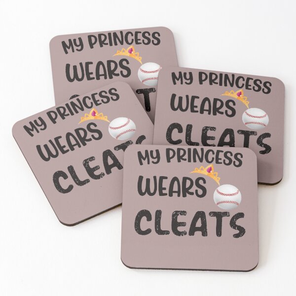 Item preview, My Princess Wears Cleats Funny Baseball Softball Mom Dad designed and sold by Sarah38.