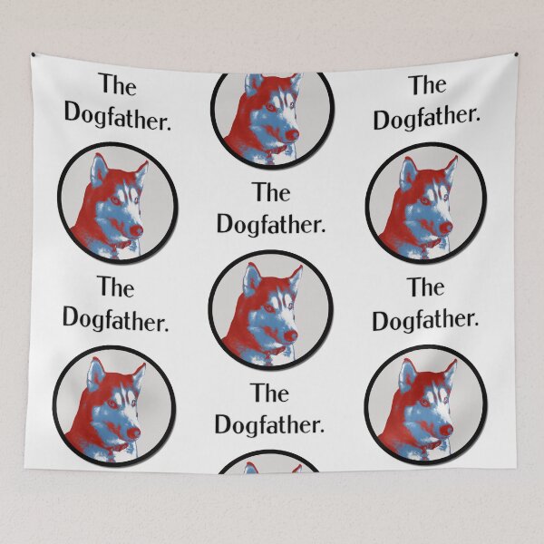 Item preview, The Dogfather Husky designed and sold by CardinalRidge.