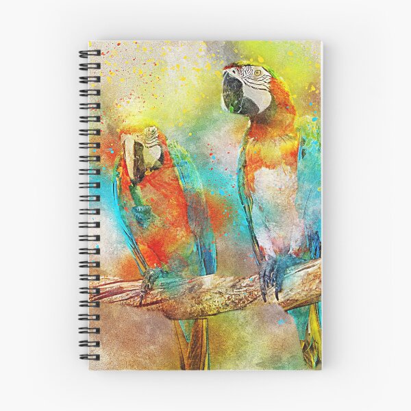 Item preview, Abstract art paint birds designed and sold by TRIPPYPRINTS.