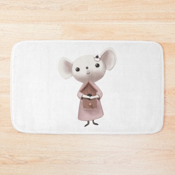 Item preview, Cute mouse white designed and sold by SofyDigitalArt.