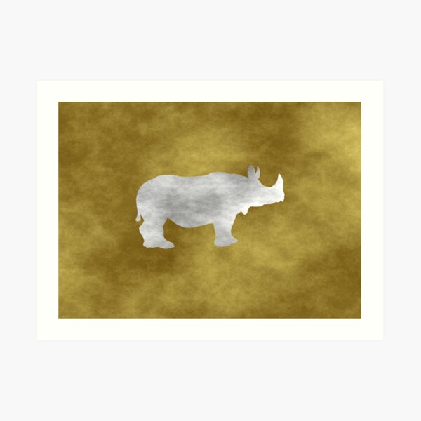 Rhino Rinocerontes Animal Gemelos /& Grabado Caja De Regalo