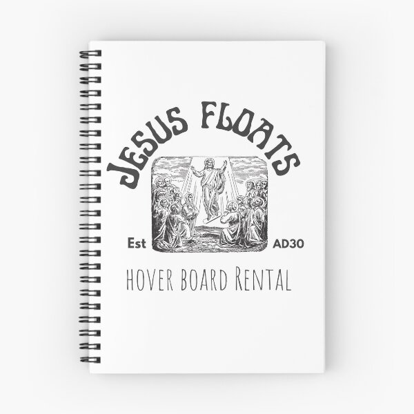 Item preview, Jesus Floats - Hover Board Rental - Hilarious Jesus on a hover board design  designed and sold by Vincef444.