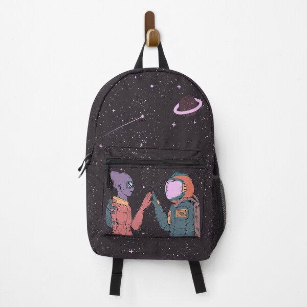 Item preview, The Alien and The Astronaut - Space Art designed and sold by AanmahStore.